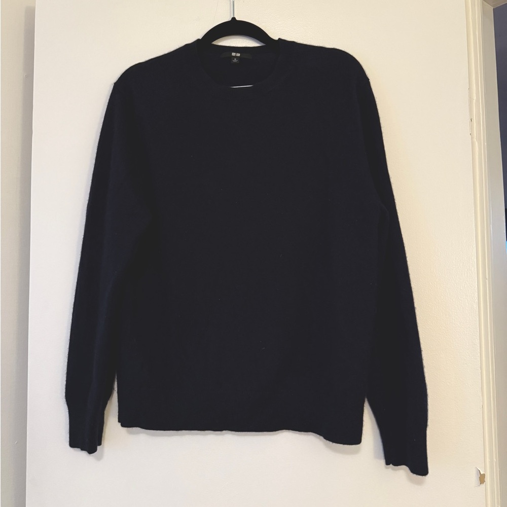 Uniqlo Navy Cashmere Sweater